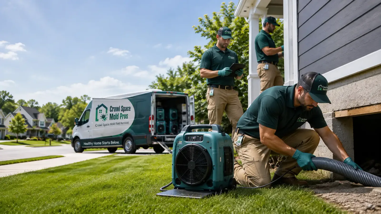 Crawl Space Mold Removal in Plain, WI